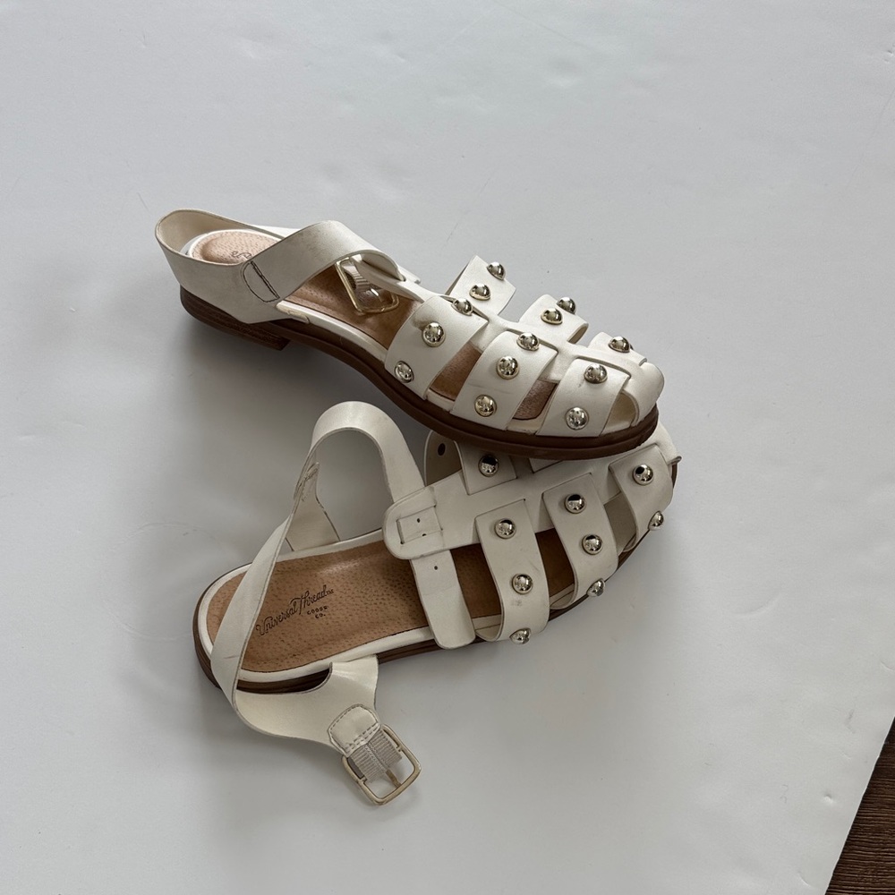 Target White Embellished Sandals